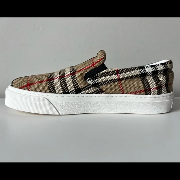 Burberry Check Latticed Cotton Espadrilles Espadrilles